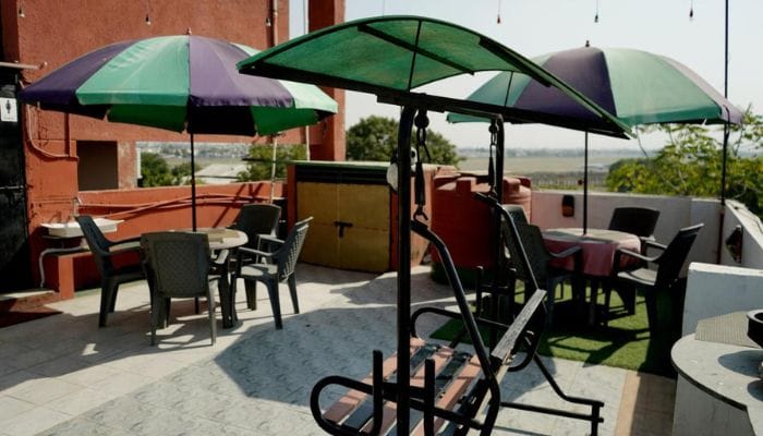 Hotel Krishna's inviting ambiance, showcasing a pet-friendly atmosphere where comfort and hospitality unite