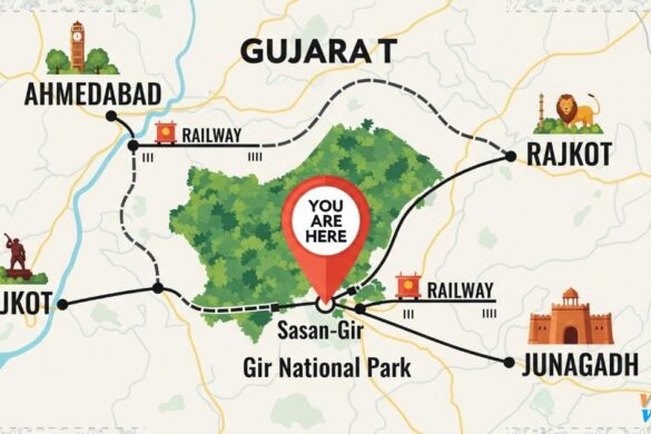 How to Reach Gir National Park Gujarat: 4 Best Ways Sasan Guide