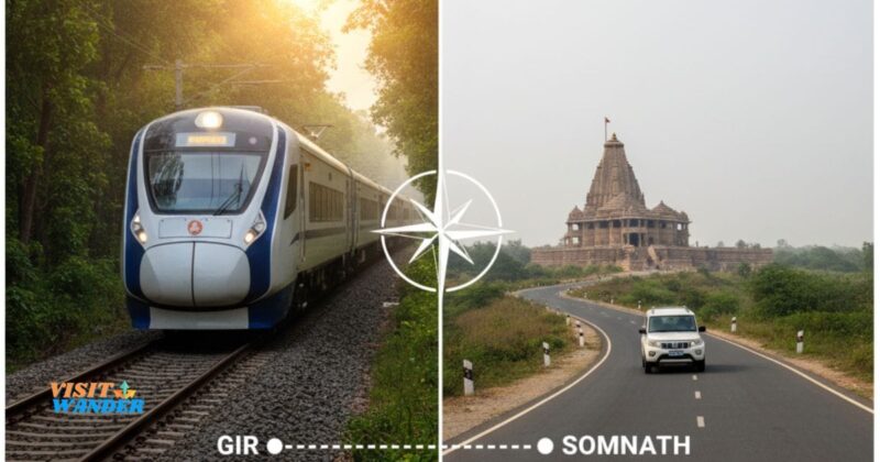Gir to Somnath Distance: Best Travel Methods