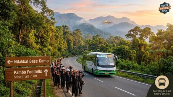 Nilakkal to Pamba KSRTC Bus Easy Online Booking & Fare